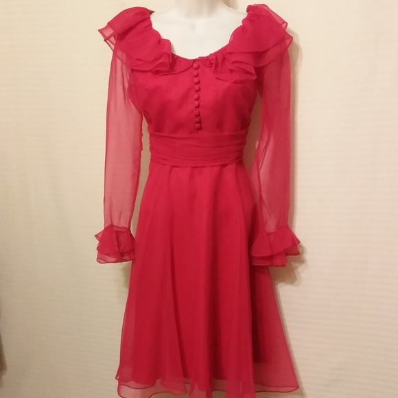 JACK BRYAN DESIGNED BY DUPUIS Dresses & Skirts - VINTAGE 60s JACK BRYAN RICH PINK PARTY DRESS